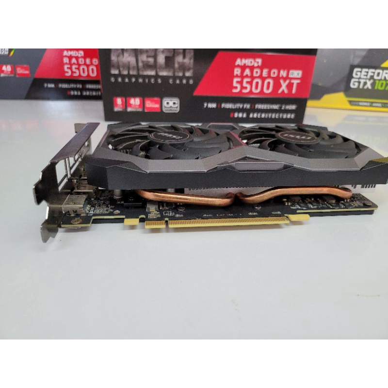 RX5500 XT 8gb MSI mech มือสอง ประกัน svoa ถึง 31/03/2566