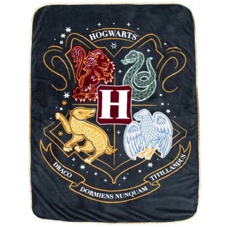 Harry potter throw blanket แฮร์รี่พอตเตอร์ ผ้าห่มแบบนุ่มนิ่ม 100% polyester ขนาด 46"*60"