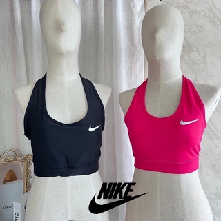 nike sport bra สีดำ ไซด์ m อก 36-38