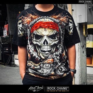 เสื้อยืดเรืองแสง  ROCK CHANG FHD40