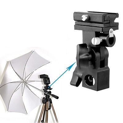Flash Holder หัวจับแฟลช พร้อมที่เสียบร่ม TYPE B - สีดำ