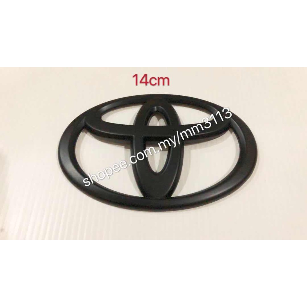 โลโก้ TOYOTA WISH BLACK COLOUR EMBLEM