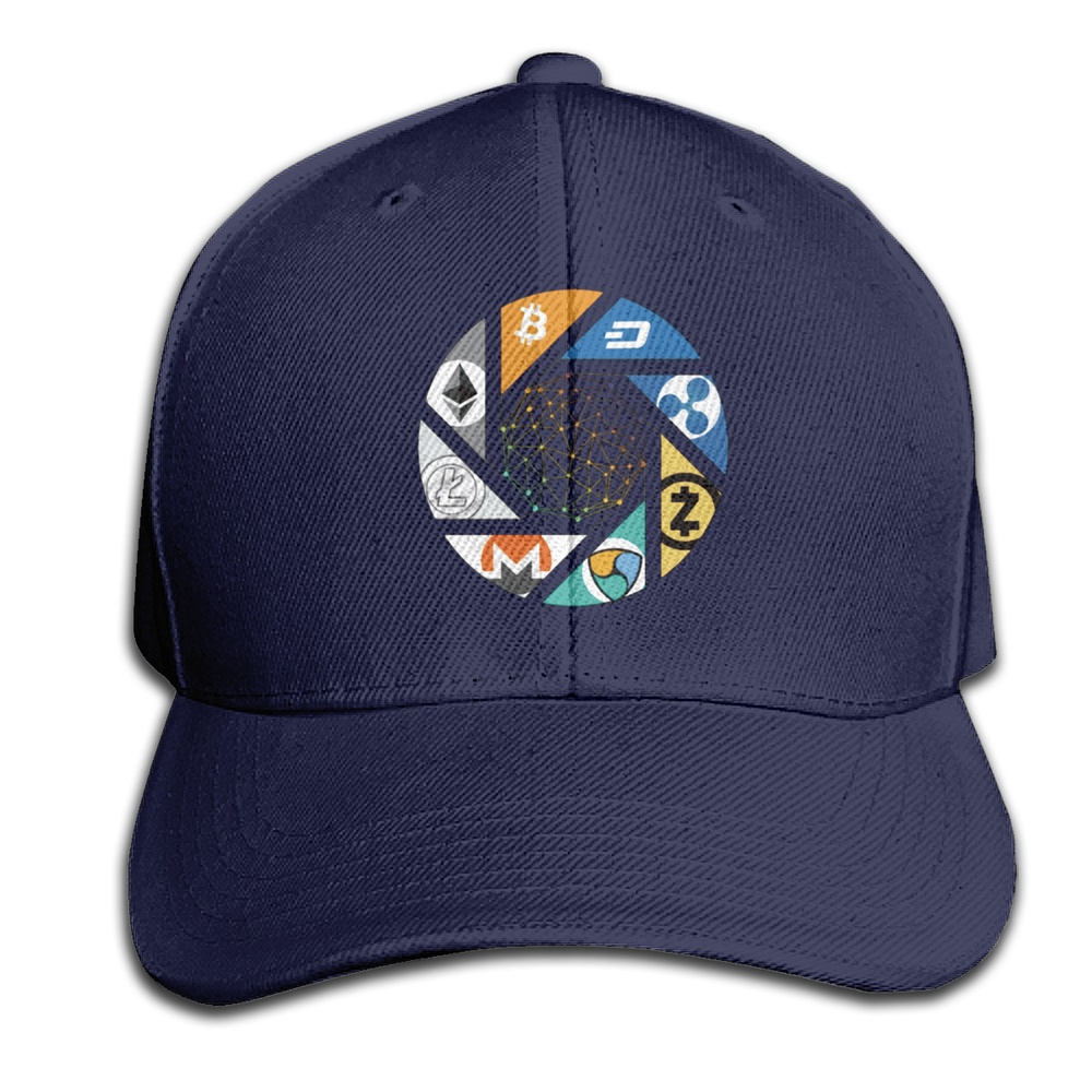 LIMING Pria Cryptocurrency Bitcoin Litecoin Dash Zcash Ethereum Monero ผู้หญิงผู้ชายผ้าฝ้าย Strapbac