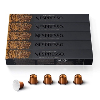 Nespresso Ispirazione Genova Livanto Ground Coffee Capsule เนสเพรสโซ เจโนว่า ลิวานโต้ แคปซูล กาแฟคั่วบด 50 Capsules