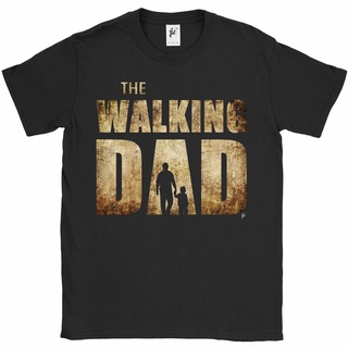 [COD]เสื้อยืด พิมพ์ลาย The Walking Parody Father Son Fathers Day สําหรับผู้ชาย