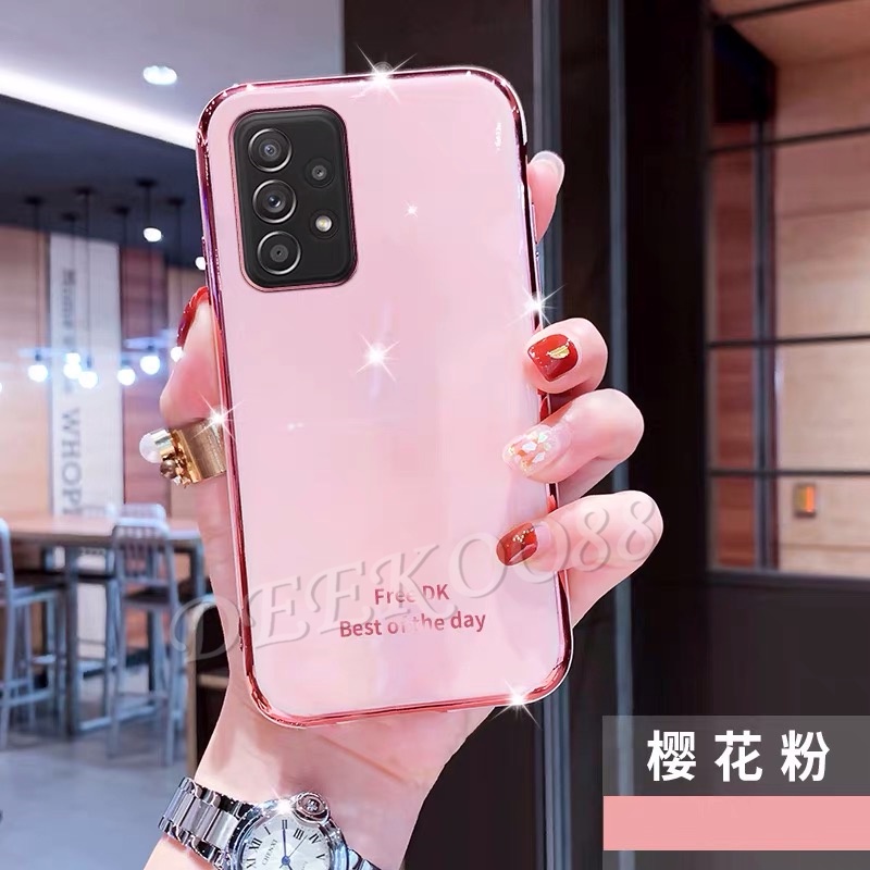 เคสโทรศัพท์ Samsung Galaxy A52S Phone Case Luxury Bling Electroplating Softcase All-inclusive Anti-fall Back Cover เคส SamsungA52S Casing #6