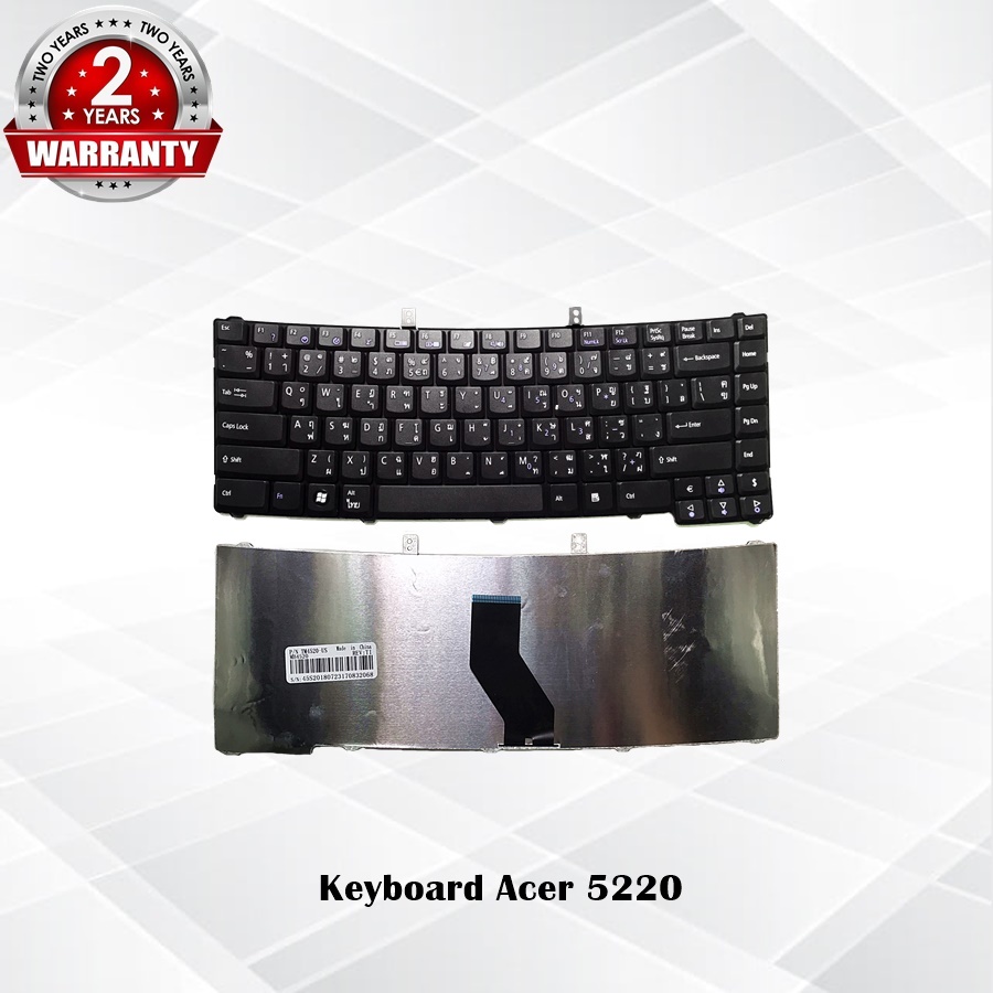 Keyboard Acer 4520/5220 / คีย์บอร์ดโน๊ตบุ๊ค เอเซอร์  4320 4520 4525 4720 4730 4730G 5220 TH-ENG *ประกัน 2 ปี*