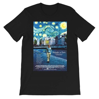 [100% Cotton] เสื้อยืด มีฮู้ด พิมพ์ลายภาพยนตร์ Midnight In Paris Woody Allen Cinema Owen Joyce Adrien สําหรับผู้ชาย และผ