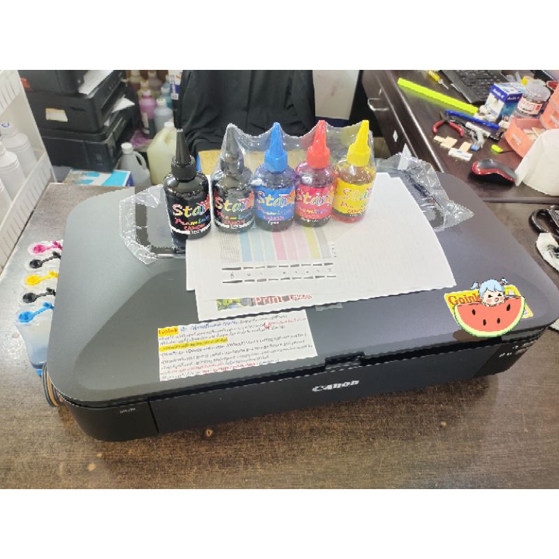 Canon ix6770 ปริ้นA3 งานแบบ แปลน ติดตั้งพร้อมหมึกอิ้งแท้งค์ ราคา7790.-