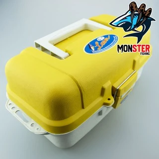 กล่องอเนกประสงค์เลเซอร์ 2 ชั้น Laser Tackle Box E-1 กล่องใส่อุปกรณ์ตกปลา