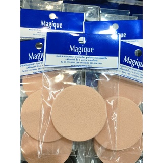 พัฟทรงกลม ยี่ห้อmagique