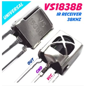 MERAH Universal IR อินฟราเรดตัวรับสัญญาณเซ็นเซอร์อินฟราเรด TL1838 VS1838B VS1838 38Khz Arduino โมดูล