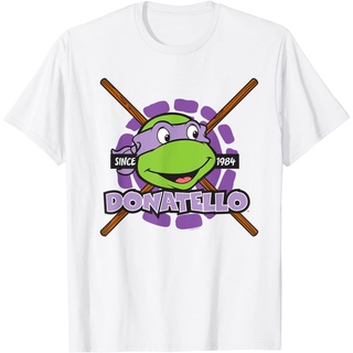 เสื้อยืดพิมพ์ลายเสื้อยืดเสื้อยืด พิมพ์ลาย Ninja Turtles Donatello Since 1984 สไตล์วินเทจ คลาสสิก สําหรับผู้ชาย และผู้หญิ