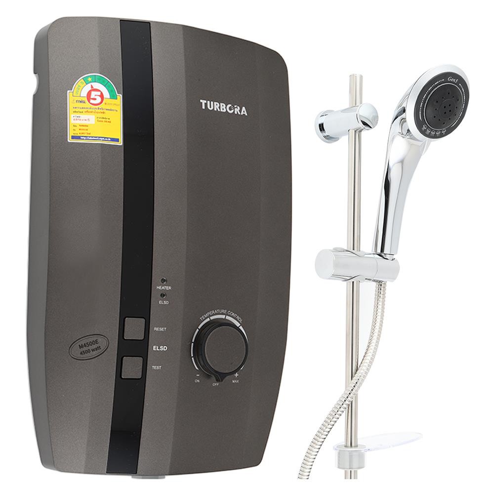 Water heater SHOWER HEATER TURBORA M4500E 4,500W Hot water heaters Water supply system เครื่องทำน้ำอุ่น เครื่องทำน้ำอุ่น