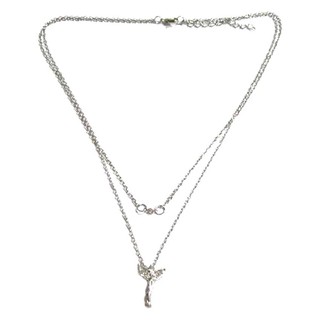 TANITTgems สร้อยคอเส้นคู่ประดับจี้รูปนางฟ้า#1266
