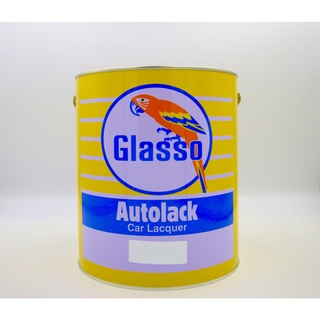 Glasso (ตรานกเเก้ว) Autolack Car Lacquer สีพ่นรถยนต์ตรานกเเก้ว มีสีรถยนต์ให้เลือก 17 สี ขนาด 3.5L/ 1 แกลลอน