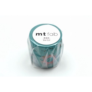 mt fab die-cutting cutouts / flowers (MTKT1P17) / เทปตกแต่งวาชิ ลาย die-cutting cutouts / flowers แบรนด์ mt masking tape