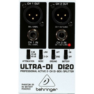 ไดเร็คบ็อก BEHRINGER DI20 ULTRA-DI Direct Box