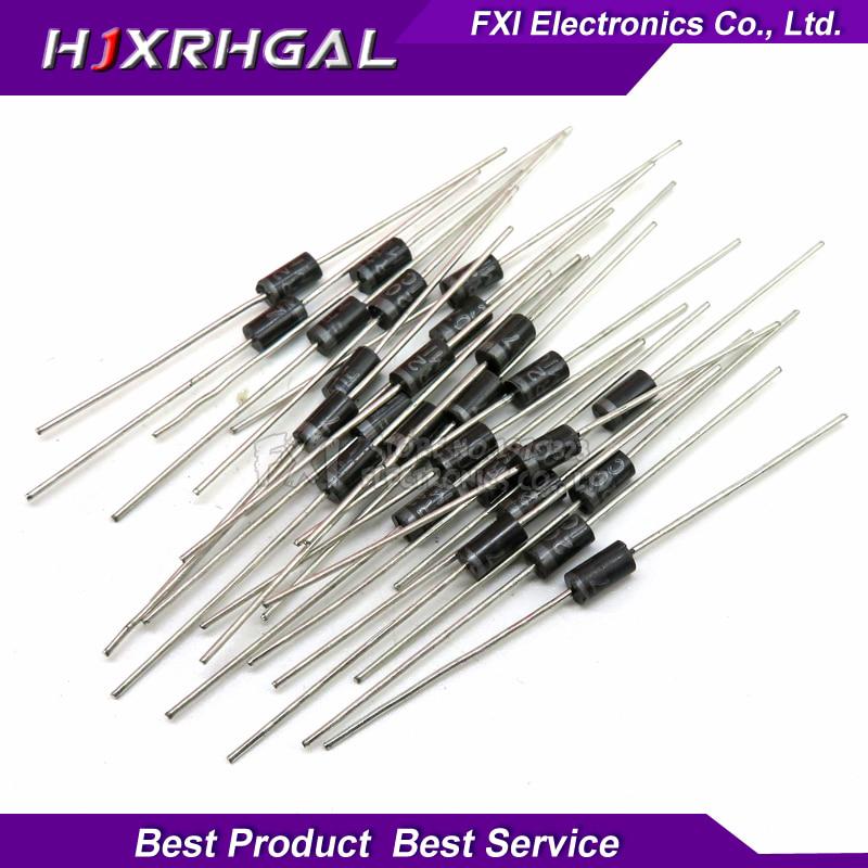 100pcs RL207 Rectifier Diode 2A 1000V DO-15   New original