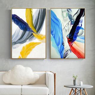 Abstract Colorful Prints Canvas Poster Wall Art Pictures Home Decor NO Framed