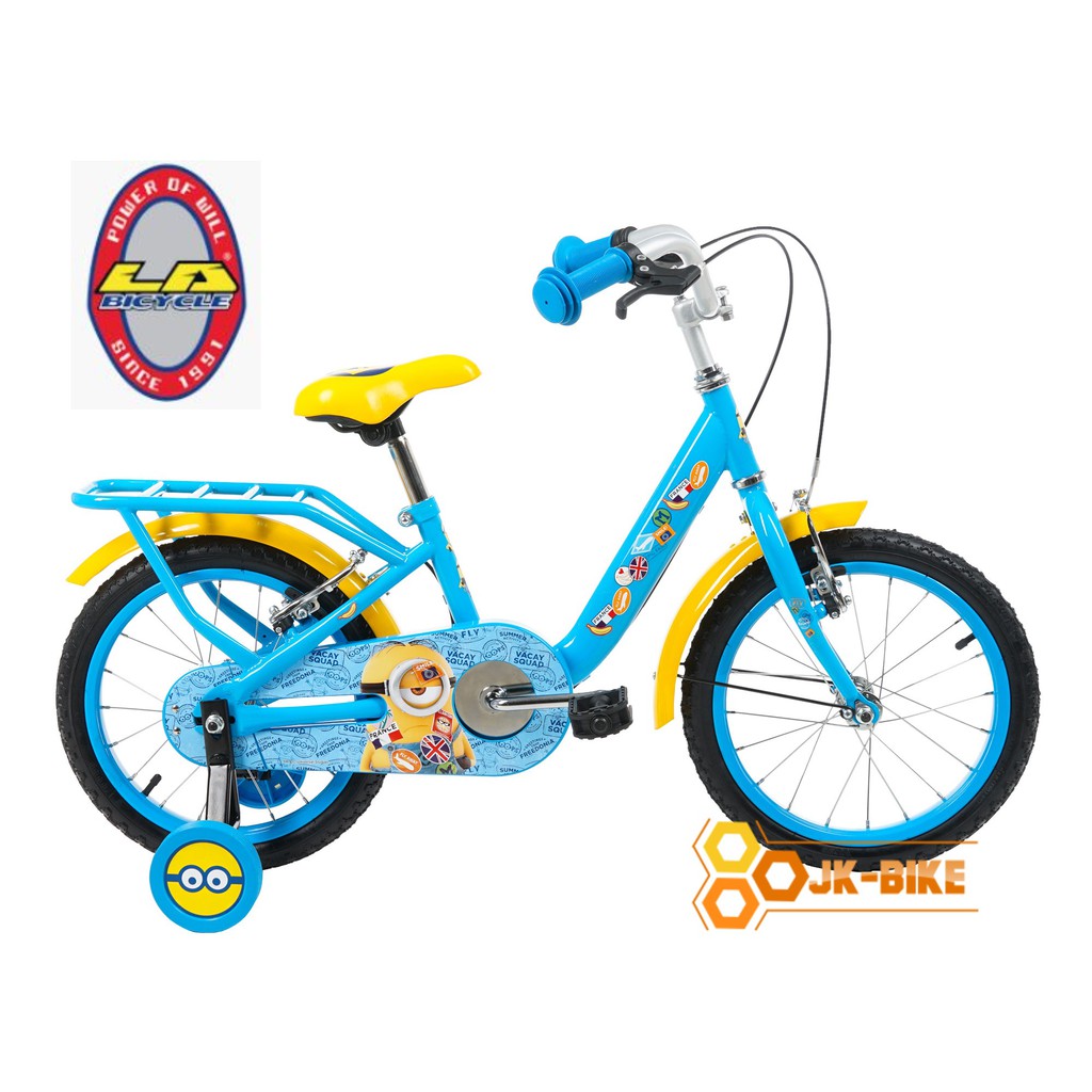 LA Bicycle จักรยานเด็ก รุ่น MINIONS 16" นิ้ว BLUE