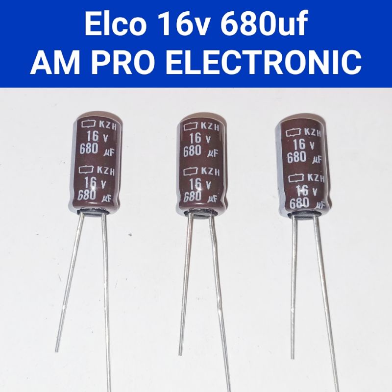 Elco 16v 680uf Elko 680uf 16v เปลี่ยน 470uf