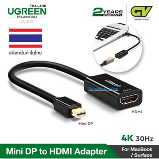 UGREEN 40360 Mini Display Port to HD Mini DP to HD Adapter Cable suitable