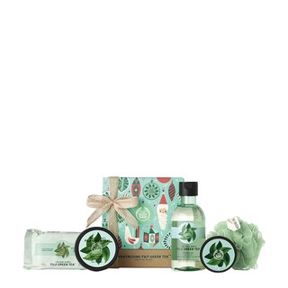 THE BODY SHOP REVITALISING FUJI GREEN TEA™ FESTIVE PICKS รีไวทัลลิสซิ่ง ฟูจิ กรีน ที เฟสทีฟ พิกส์ ผลิตภัณฑ์บำรุงผิวกาย ผ