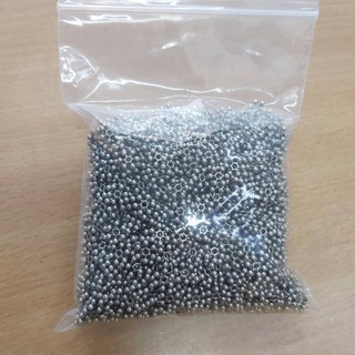 ตัวคั่นลูกปัด สโนวเฟลค สีเงิน ถุง 370 กรัม