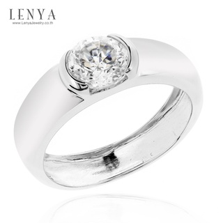 Lenya Jewelry แหวนเงินแท้ ประดับด้วย Diamondlike เสริมบุคลิกเพิ่มความมั่นใจ