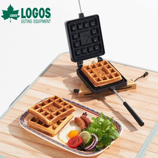 LOGOS : Waffle pan  กระทะ วัฟเฟิล โลกอส แคมป์ เอาท์ดอร์ outdoor 020910004