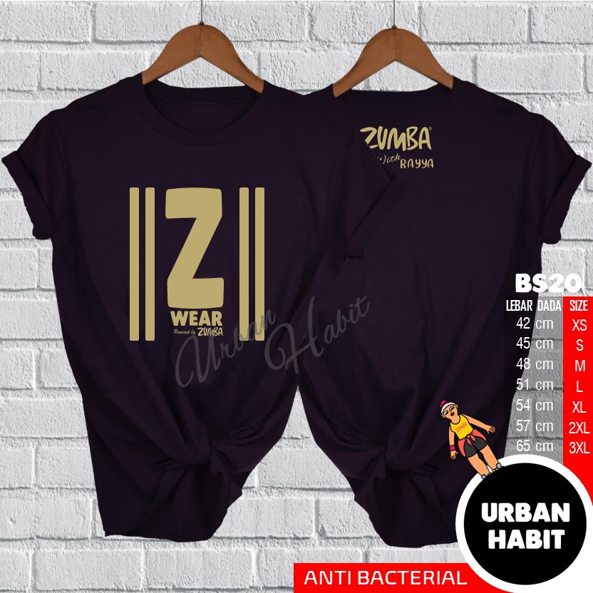 KATUN Zumba เสื้อคอตตอนต้านเชื้อแบคทีเรียสําหรับผู้หญิงผู้ใหญ่มีชื่อขอ - เสื้อยืดอินเทรนด์ที่ครบครัน