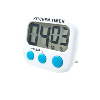 ฟรี ! ถ่าน  RAINBEAU นาฬิกาจับเวลา ตั้งเวลาทำอาหาร นาฬิกาจับเวลาในครัว Digital Kitchen Timer หน้าจอใหญ่ เสียงเตือนดัง