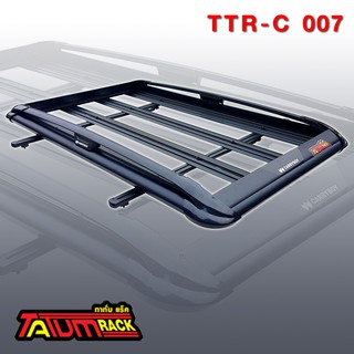 TTR-C 007 แร็คหลังคาแครี่บอย( รุ่นข้างโค้ง) 1.60 x 1.00 เมตร สีดำ / roofrack carryboy