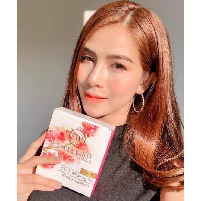 ครีมสโนไวท์ ชุดครีมหน้าใส ได้รับ 4 ชิ้น :สบู่,กันแดด,เซรั่ม,ครีมกลางคืน - รูปที่ 5