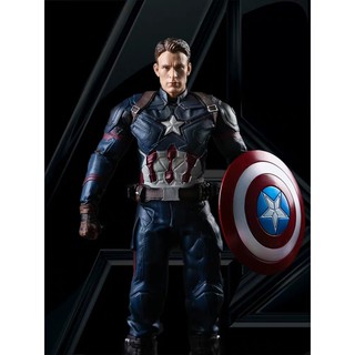 [ส่งฟรี] Avengers Captain America กัปตันอเมริกา งาน Crazy Toys วัสดุ PVC สูง 30cm