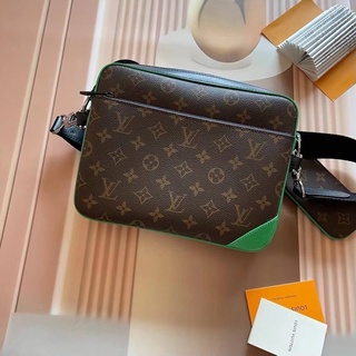 กระเป๋าแบรนด์เนม กระเป๋าสะพายข้างผู้ชาย LOUIS VUITTON TRIO MAN BAG  25 CM MONOGRAM   งานดี