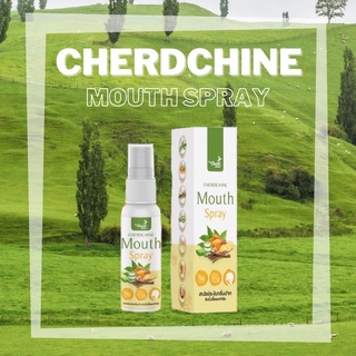 CHERDCHINE SPRAY 🌱สเปรย์พ่นคอกระชายขาวของแท้ สเปรย์เฉิดฉายฆ่าเชื้อระงับกลิ่นช่องปากและลำคอ กระชายขาว+ฟ้าทะลายโจร