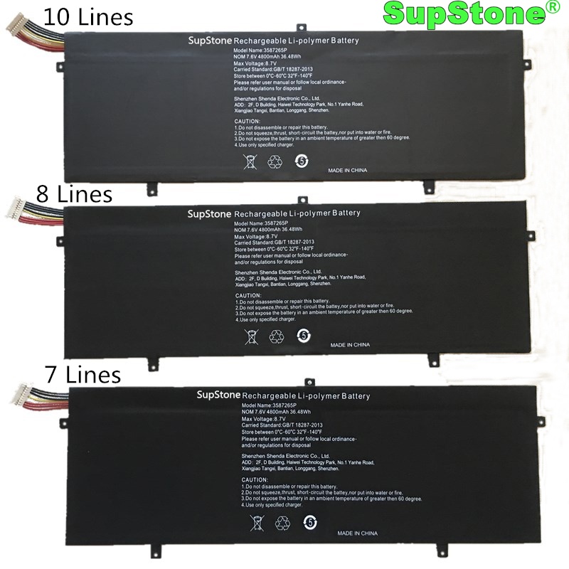 SupStone Genuine 3282122-2S 3587265P Battery For Jumper EZbook 3 Pro 13.3",EZBook 3 Pro LB10,P313R,HW-3487265 EZBoo