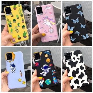 เคสซิลิโคนนิ่ม ลายการ์ตูนวัว นักบินอวกาศ สําหรับ Vivo V20 2021 V2040 V2043_21 Vivo V 20 V20 SE V2023 V2025