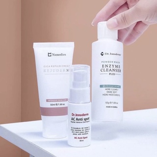 Dr. Innoderm 3 steps Miracle set for acne 3 สเต็ปมหัศจรรย์ช่วยรักษาสิว