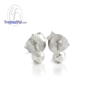 Finejewelthai-ต่างหู-ต่างหูเงิน-เงินแท้ 925-ออกแบบพิเศษ-Silver-Earring-E104800h