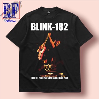 เสื้อยืดโอเวอร์ไซส์เสื้อยืด สําหรับผู้หญิง | ขนาดใหญ่ | 182 Blink BAND เสื้อยืด ถอดกางเกงทัวร์ 2001 | เสื้อยืด สําหรับผู