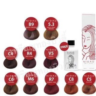 สีนิกาโอะโทนแฟชั่น ครีมย้อมผม สีผมนิกาโอะ Nigao Hair Color