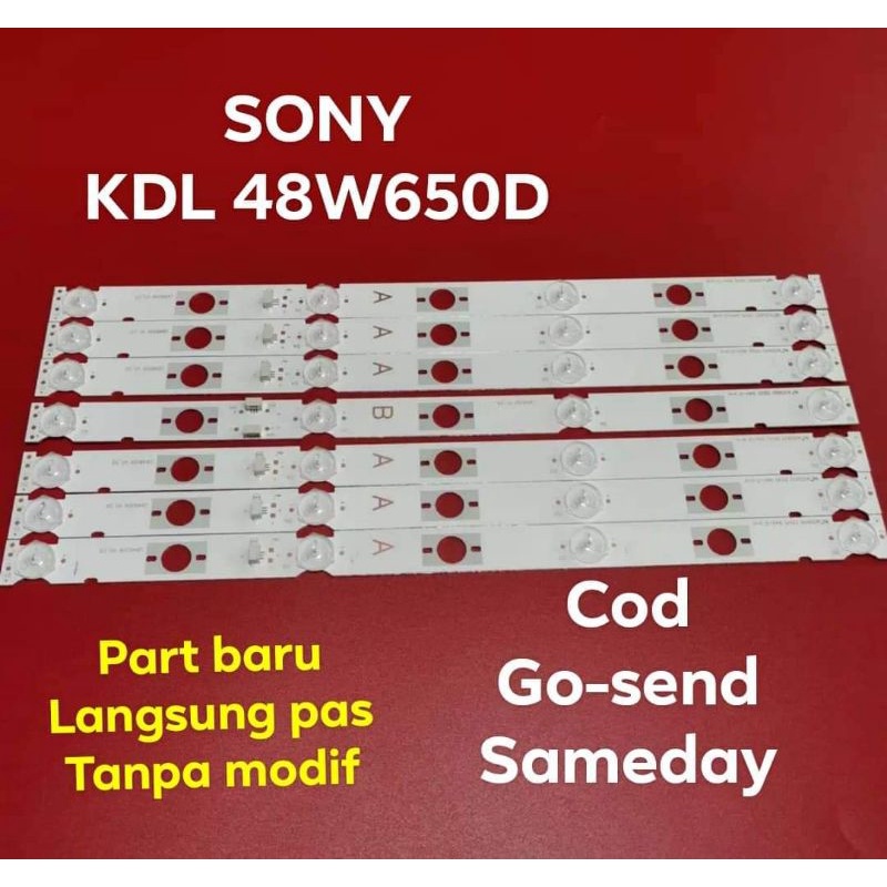 LED BL BACKLIGHT ทีวี SONY 48D650 KDL48W650D KDL-48W650D 48W650D