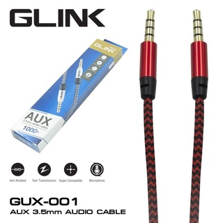 GLINK GUX-001 GLINK AUX 3.5mm Audio cable 1m. GUX001 1M.