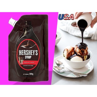 Hersheys Chocolate Syrup เฮอร์ชีส์ รสช็อคโกแลต ไซรัป 309g