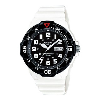 Casio นาฬิกาข้อมือผู้ชาย-สีขาว สายเรซิ่น รุ่น MRW-200HC-7BVDF