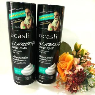 Dcash glamorize shave foam ดีแคช​ แกลมเมอไรซ์​ เซฟ​ โฟม​ โฟมโกนหนวด​