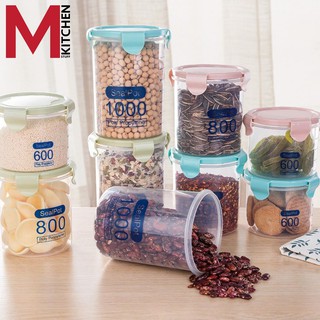 M KITCHEN กล่องอาหาร กล่องใส่อาหาร กล่องถนอมอาหาร กล่องข้าวสาร กล่องข้าว กล่องเก็บเมล็ดข้าวสาร (A7)